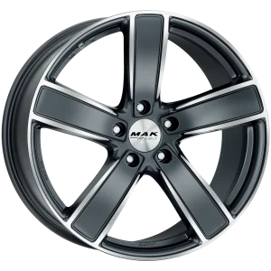 Mak Wheels – TURISMO-D-FF – Gunmetal – 20″x10.5″ 19mm – Summer Wheels – F0520UDQM19WSX